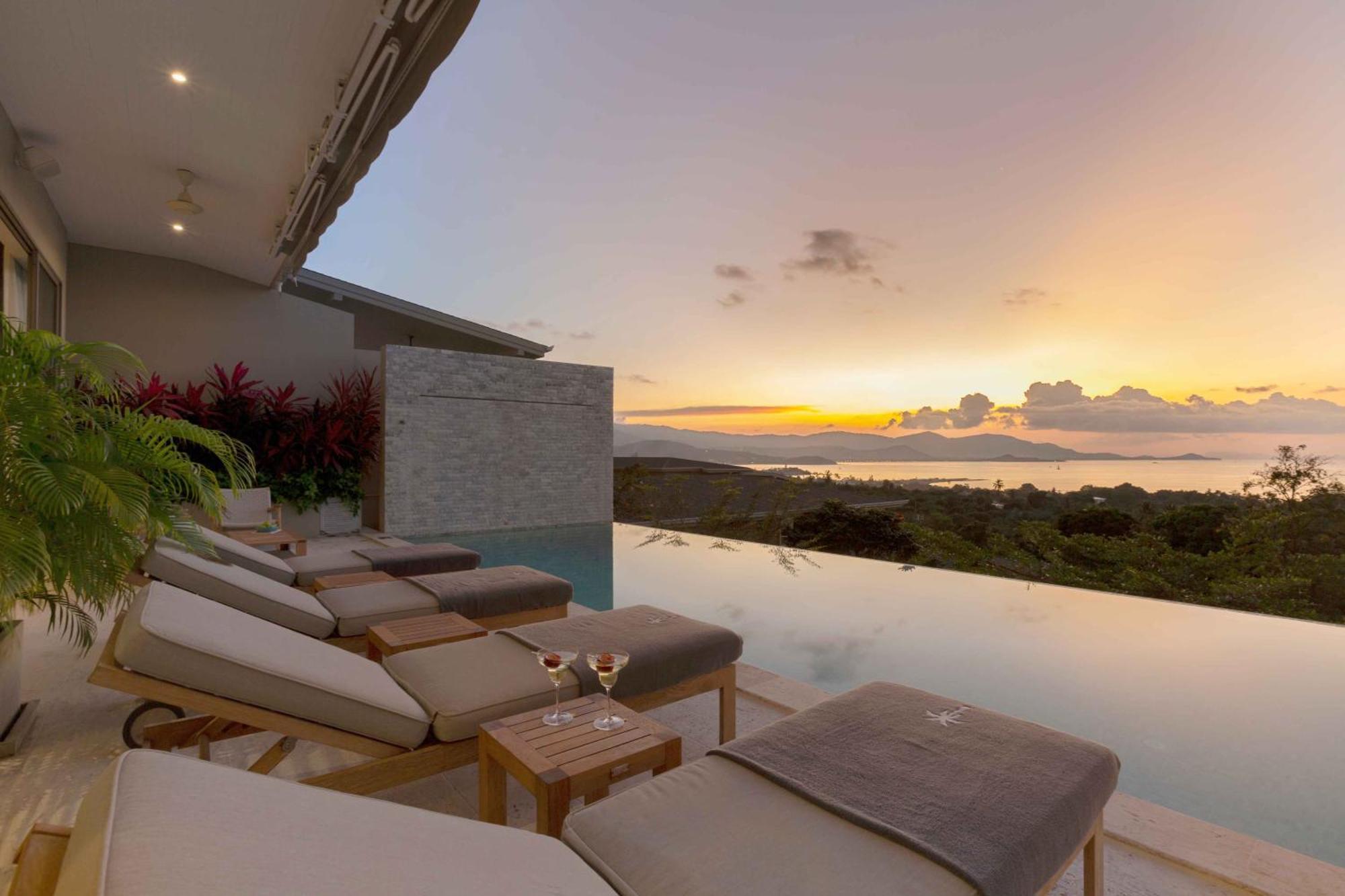 Sunset Estates - Samui Luxury Villas Choeng Mon Esterno foto